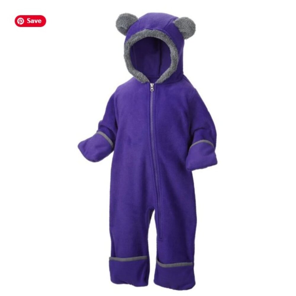 Columbia Fleece Baby Bunting Suit - Size 12-18 months